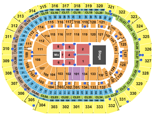 Jingle Ball 2018 Seating Chart